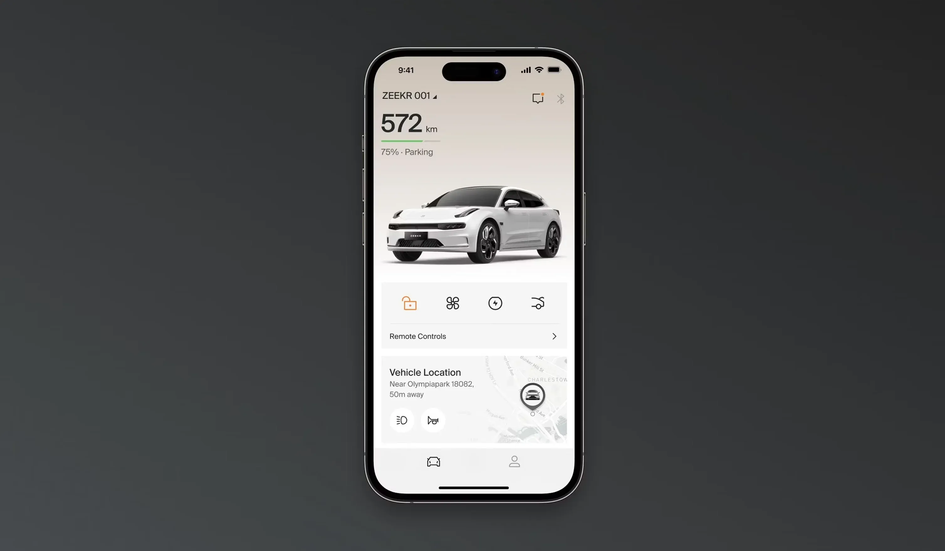 „Zeekr Connected“ lietotne